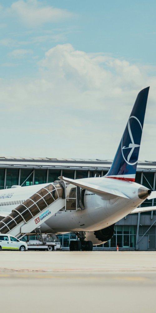Chopin Airport lounge interior portrait