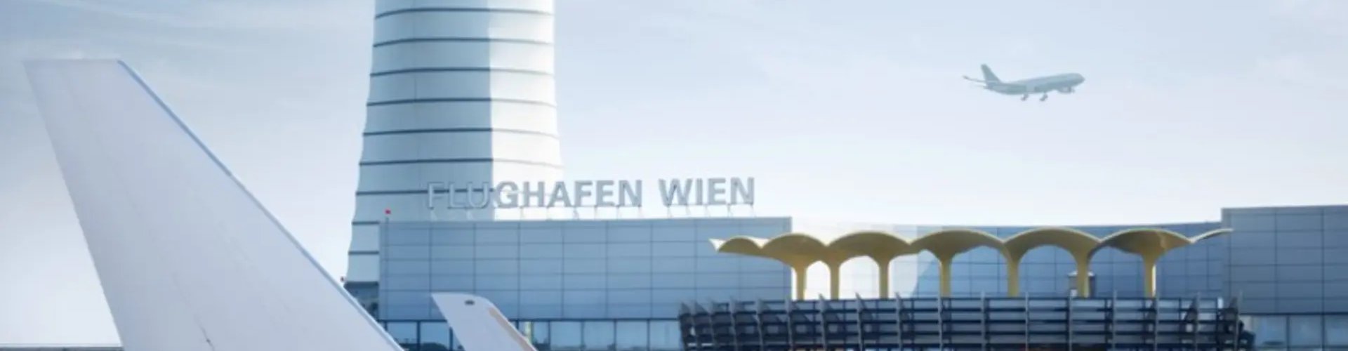 Runway view at sunset, Vienna Schwechat Airport