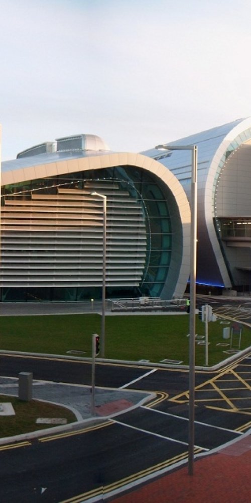 Inside Dublin Airport Lounge