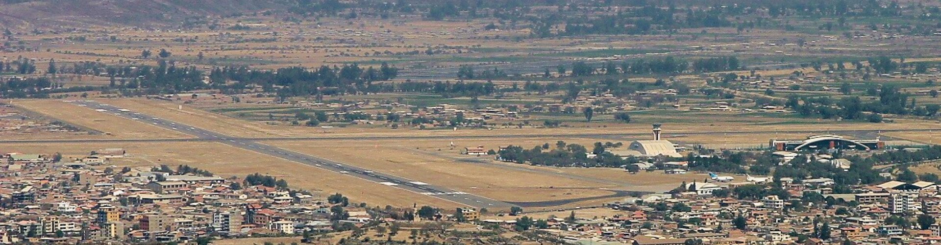 Runway View at Sunset
