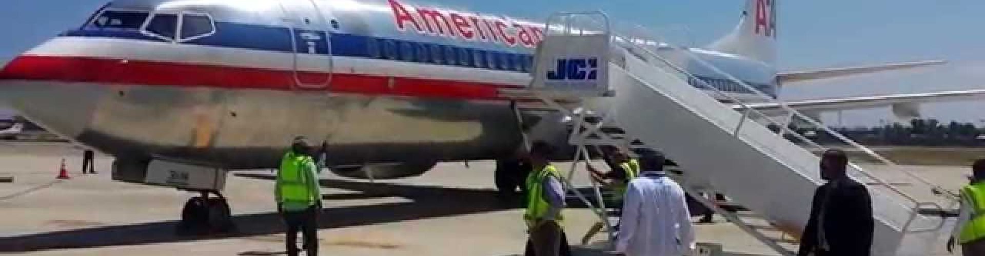 Runway-view sunset at Cap Haitien Airport