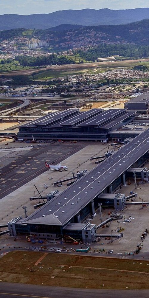 Guarulhos lounge crowding map