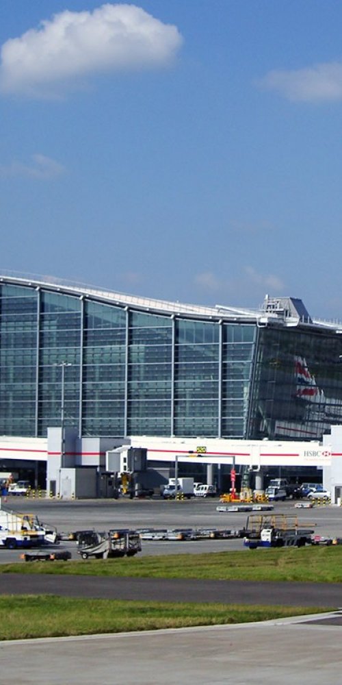 Heathrow lounge interior with quiet seating