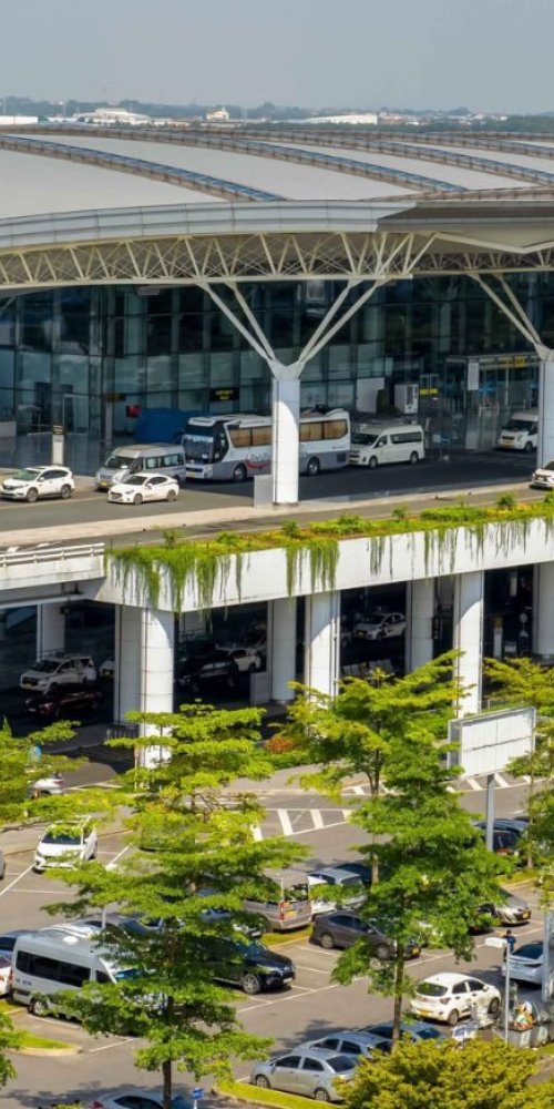 Noi Bai Airport Lounge Interior Portrait