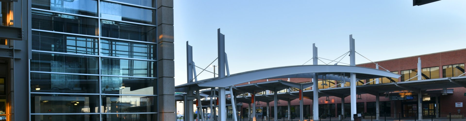 Runway View at Sunset