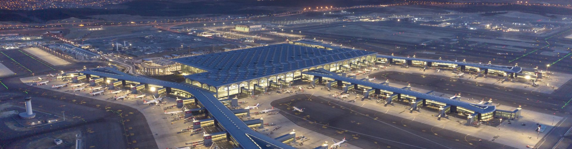 Runway view at sunset, Rio de Janeiro Airport
