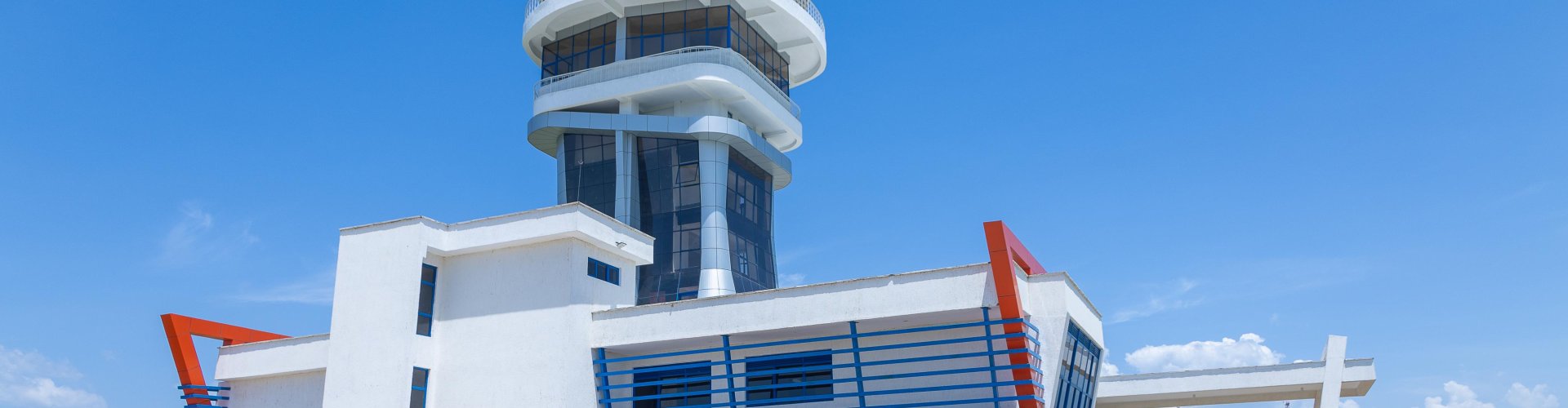 Runway-view sunset shot