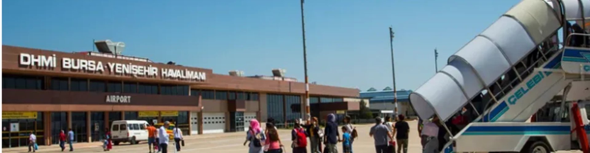 Runway view at sunset